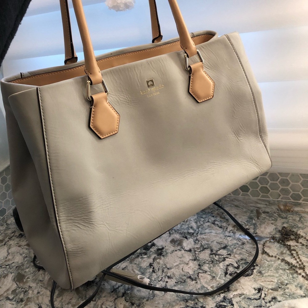 Used Pale Blue Kate Spade Tote!